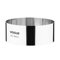 Vogue Moussering Edelstahl 3,5 x 9cm