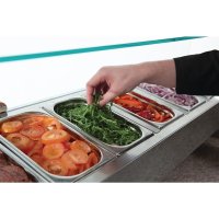 Polar Serie G Thekenkühltisch für Pizzen und Salate 368L