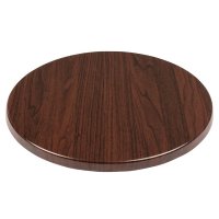 Bolero runde Tischplatte dunkelbraun 60cm