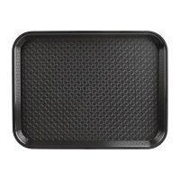 Kristallon Fast-Food-Tablett schwarz 45 x 35cm
