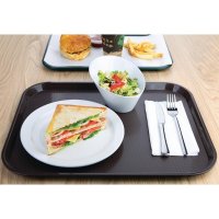 Kristallon Fast-Food-Tablett braun 45 x 35cm