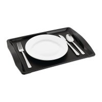 Kristallon Fast-Food-Tablett schwarz 42 x 30,5cm
