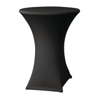 Tischhusse für Stehtische Samba D2 schwarz 85cm
