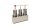 Druckknopf Dosierspender mit Sichtfenster 3 x 2 Liter - 443 x 147 x 465 mm