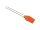 Silikon-Pinsel 50 mm orange mit Edelstahlstiel, 5-reihig
