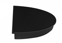 Tortenplatte, Melamin, schwarz, 1/2 &Oslash;: 160 mm,...