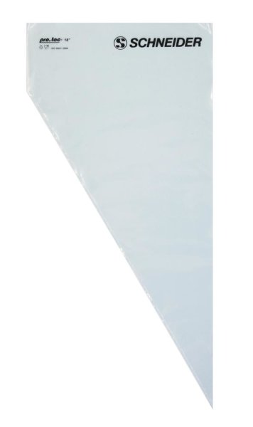 Einweg-Spritzbeutel, geschlossene Spitze 530 x 275 mm, 75 my, gerollt Farbe blau