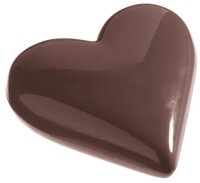 Schokoladen Form - Herz 80 mm 275 x 135 x 24 mm - Doppelform