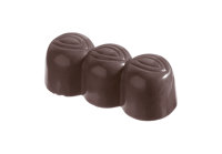 Schokoladen Form - 3 Nüsse 275 x 135 x 24 mm