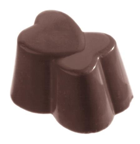 Schokoladen Form - Herz doppelt 275 x 135 x 24 mm