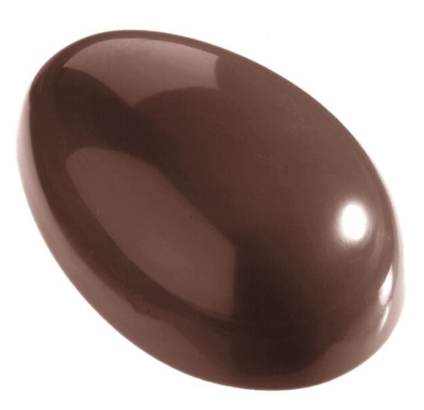Schokoladen Form - Ei glatt 70 mm 275 x 135 x 28 mm - Doppelform