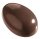 Schokoladen Form - Ei glatt 81 mm 275 x 135 x 32 mm - Doppelform