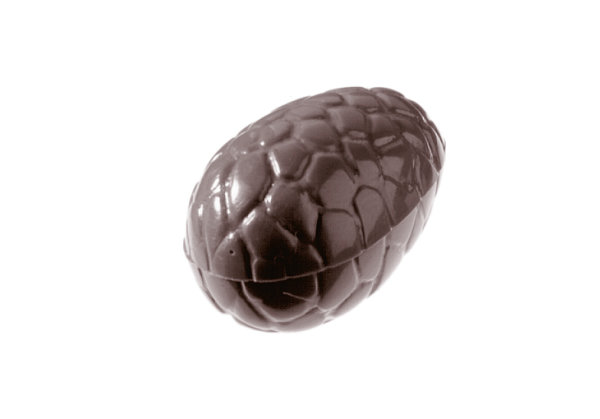 Schokoladen Form - Ei kroko 42 mm 275 x 135 x 24 mm - Doppelform