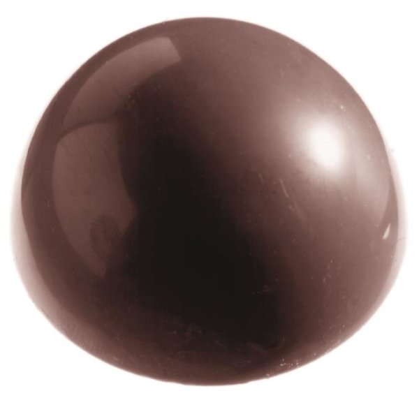 Schokoladen Form - Halbkugel Ø 50 mm 275 x 175 x 30 mm - Doppelform