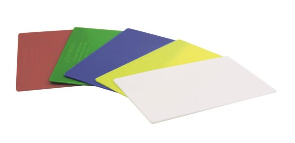 Einsteckkarten-Set, 5-farbig 85 x 49 x 1 mm