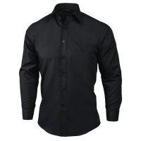 Uniform Works Unisex Oberhemd schwarz S
