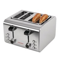 Caterlite 4-Schlitz Toaster Edelstahl