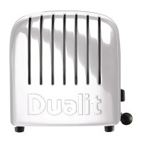 Dualit Toaster 40355 wei&szlig; 4 Schlitze